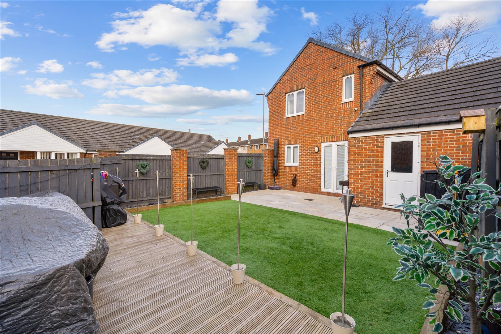 West Facing Rear Garden